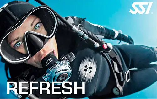 Refresher dive skills review in Dauin